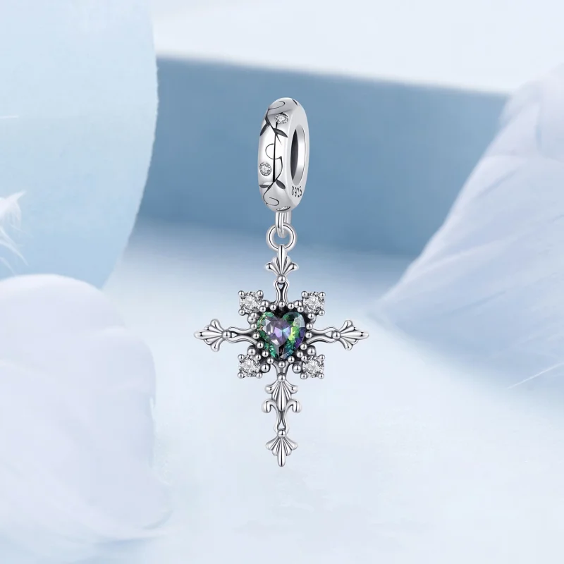 (Bild für) PANDORA-Stil Kreuz-Anhänger - BSC970 - Ansicht 2