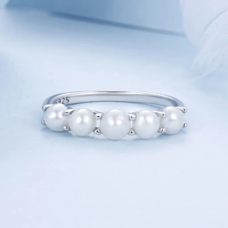 (Bild für) PANDORA-Stil Naturperlenring - BSR510 - Ansicht 3