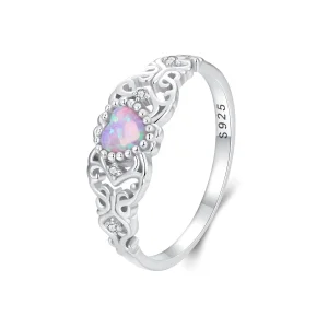 (Bild für) PANDORA Stil Rosa Opal Ring - BSR512