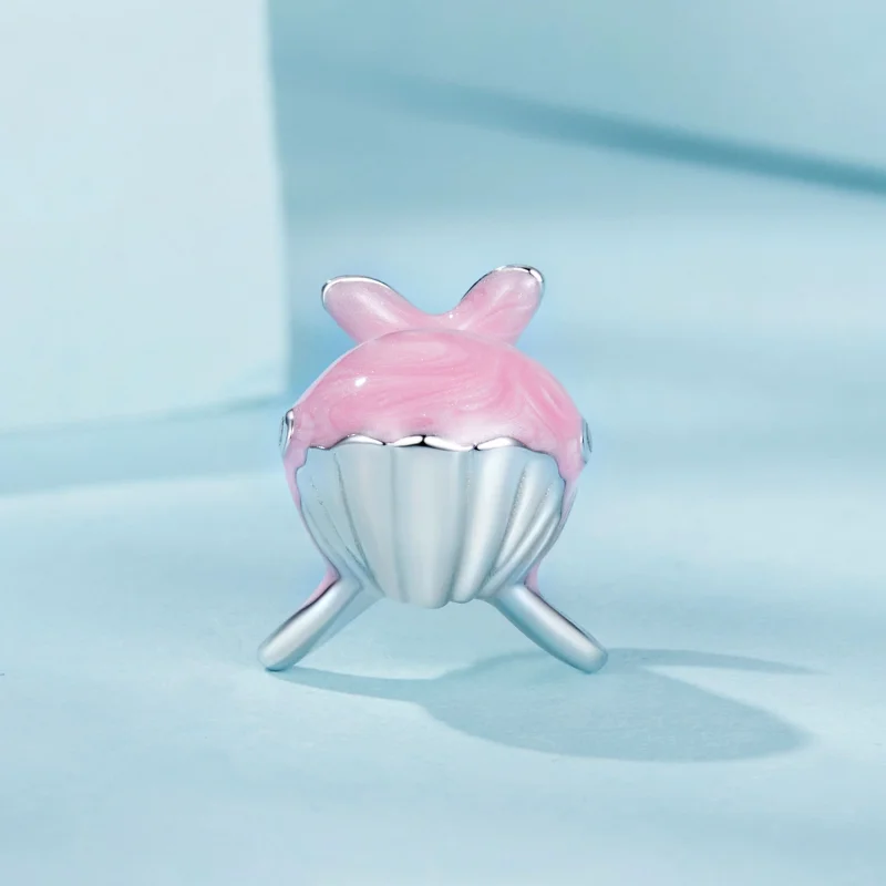 (Bild für) PANDORA Stil Rosa Waliz-Anhänger - SCC2707 - Ansicht 2