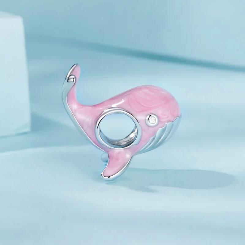 (Bild für) PANDORA Stil Rosa Waliz-Anhänger - SCC2707 - Ansicht 3