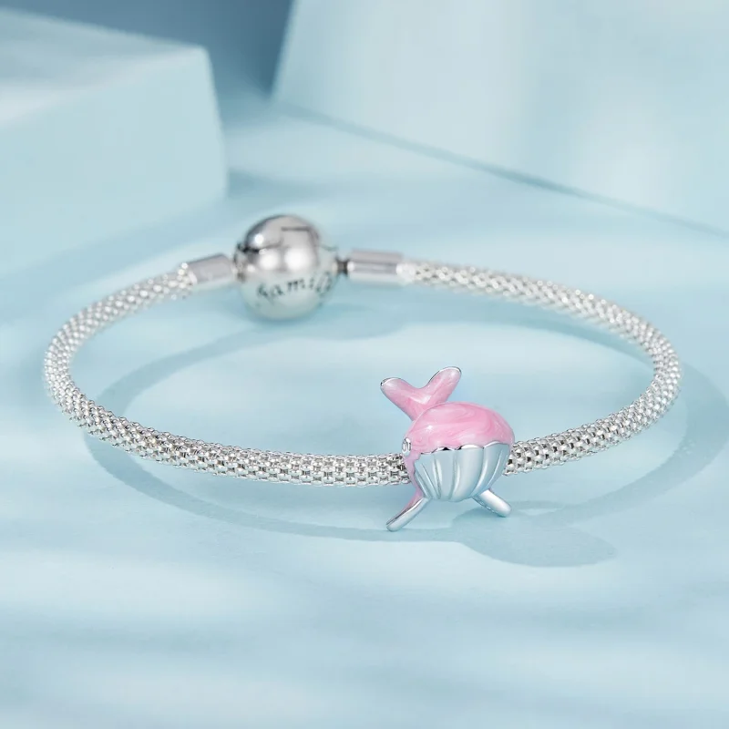 (Bild für) PANDORA Stil Rosa Waliz-Anhänger - SCC2707 - Ansicht 5