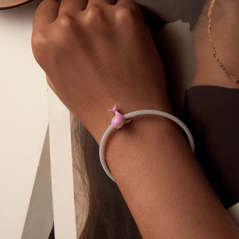 (Bild für) PANDORA Stil Rosa Waliz-Anhänger - SCC2707 - Ansicht 6