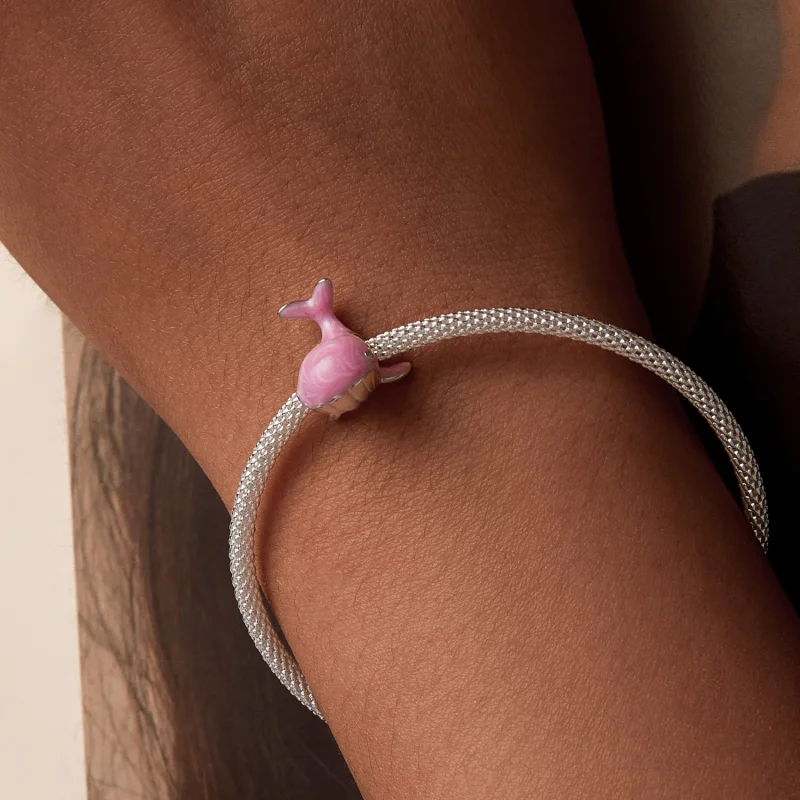 (Bild für) PANDORA Stil Rosa Waliz-Anhänger - SCC2707 - Ansicht 7