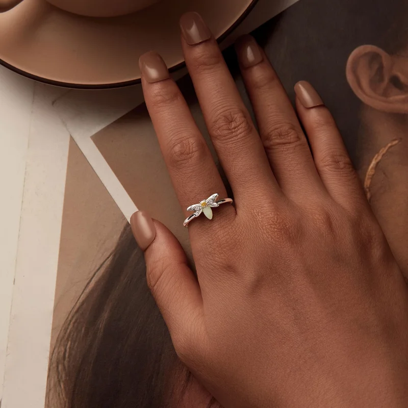 (Bild für) PANDORA Style Bee Luminous Open Ring - BSR521-E - Ansicht 8