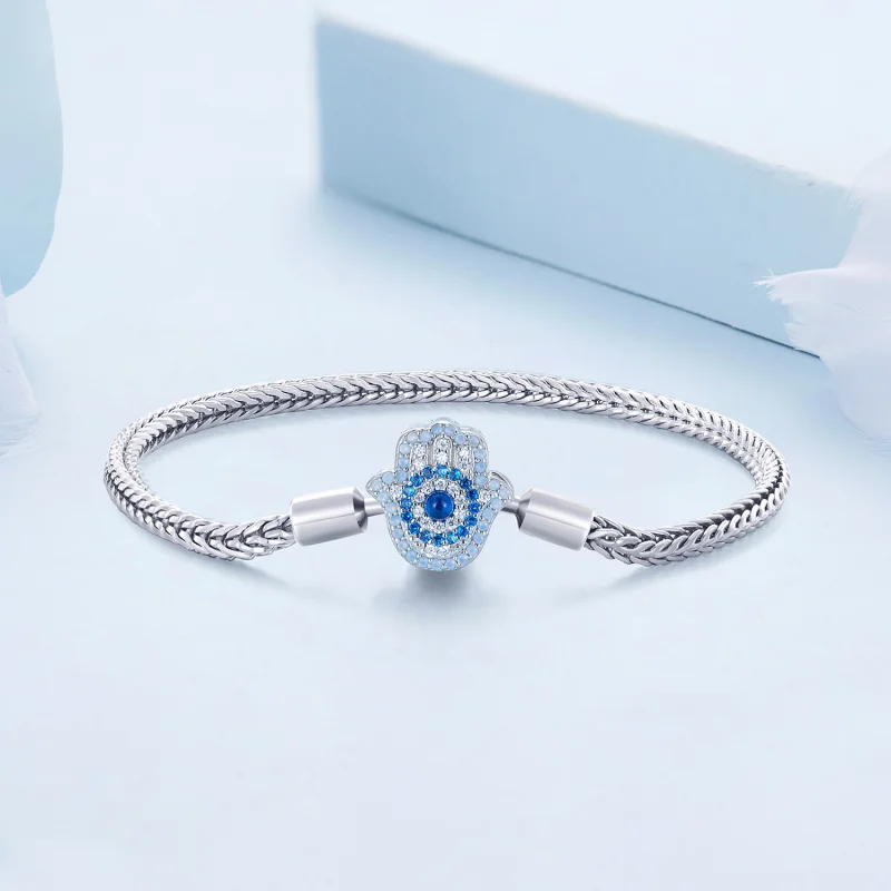 (Bild für) PANDORA Style Fatima Guardian Goddess Basic Chain Armband - BSB159 - Ansicht 4