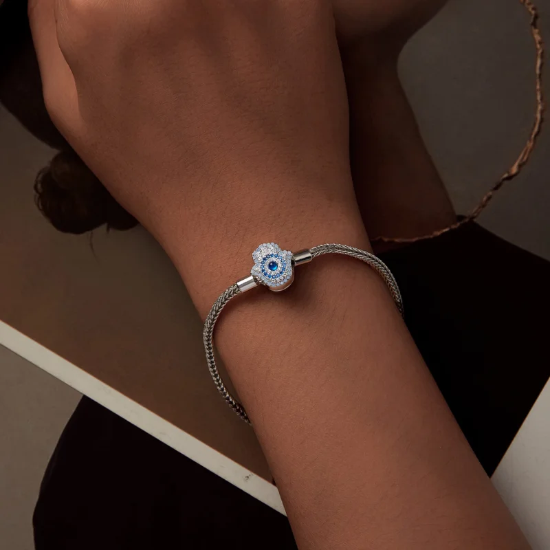 (Bild für) PANDORA Style Fatima Guardian Goddess Basic Chain Armband - BSB159 - Ansicht 8