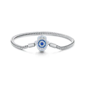 (Bild für) PANDORA Style Fatima Guardian Goddess Basic Chain Armband - BSB159