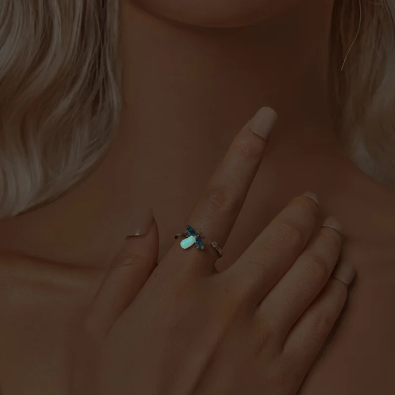 (Bild für) PANDORA Style Firefly Offener Ring - BSR514-E - Ansicht 6