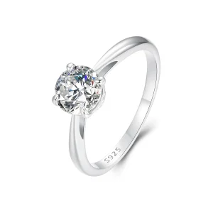 (Bild für) PANDORA Style Funkelnder 1Ct Moissanit Ring (Ein Zertifikat) - MSR044