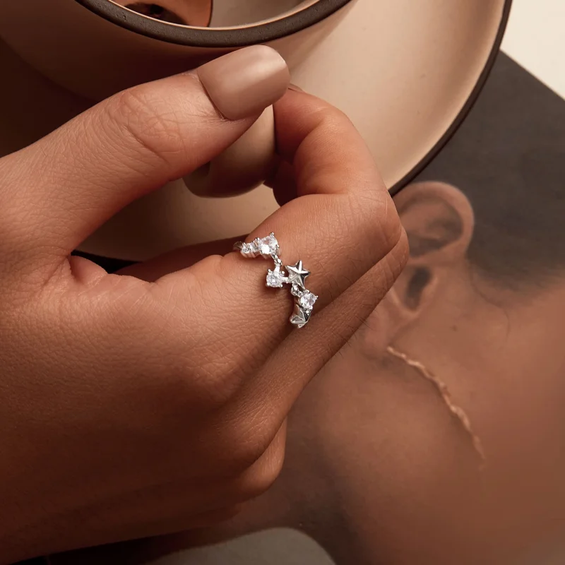 (Bild für) PANDORA Style Großer Wagen Ring - SCR1005 - Ansicht 7