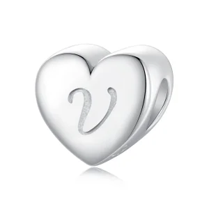 (Bild für) PANDORA Style Herz-Buchstabe V Charm - SCP065Charm -V