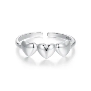 (Bild für) PANDORA Style Herzförmiger Offener Ring - SCR1001-E