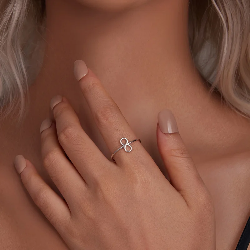 (Bild für) PANDORA Style Infinity Open Ring - SCR996-E - Ansicht 5