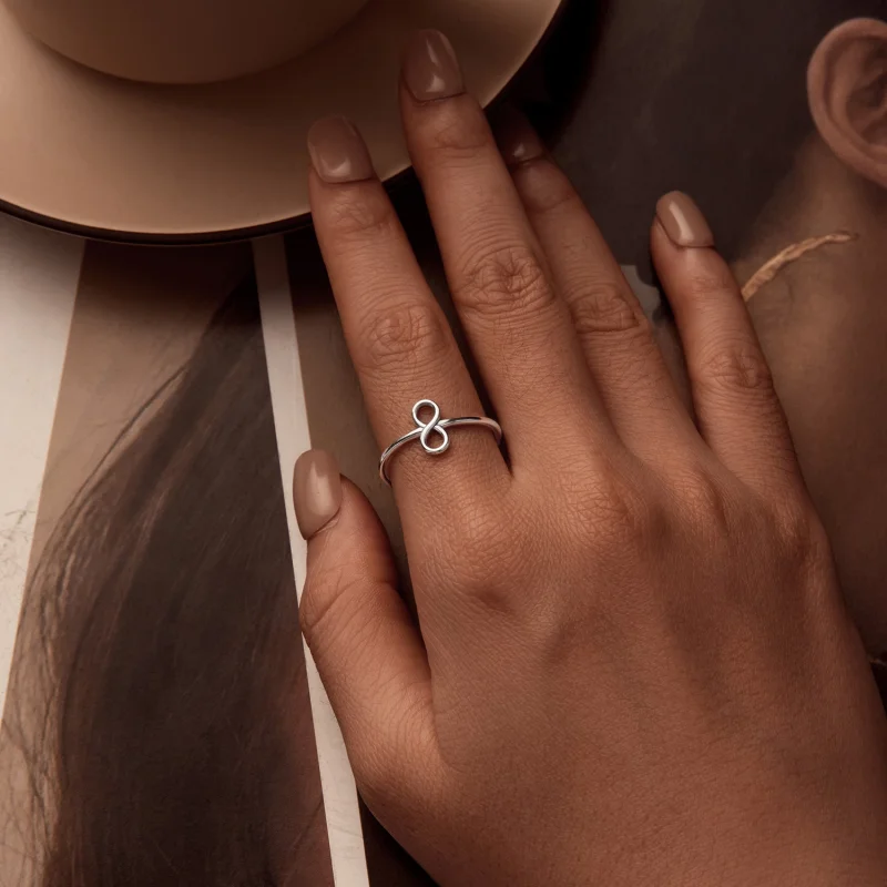 (Bild für) PANDORA Style Infinity Open Ring - SCR996-E - Ansicht 6