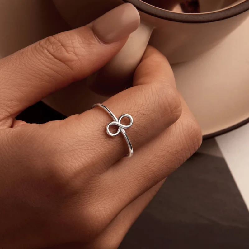 (Bild für) PANDORA Style Infinity Open Ring - SCR996-E - Ansicht 7
