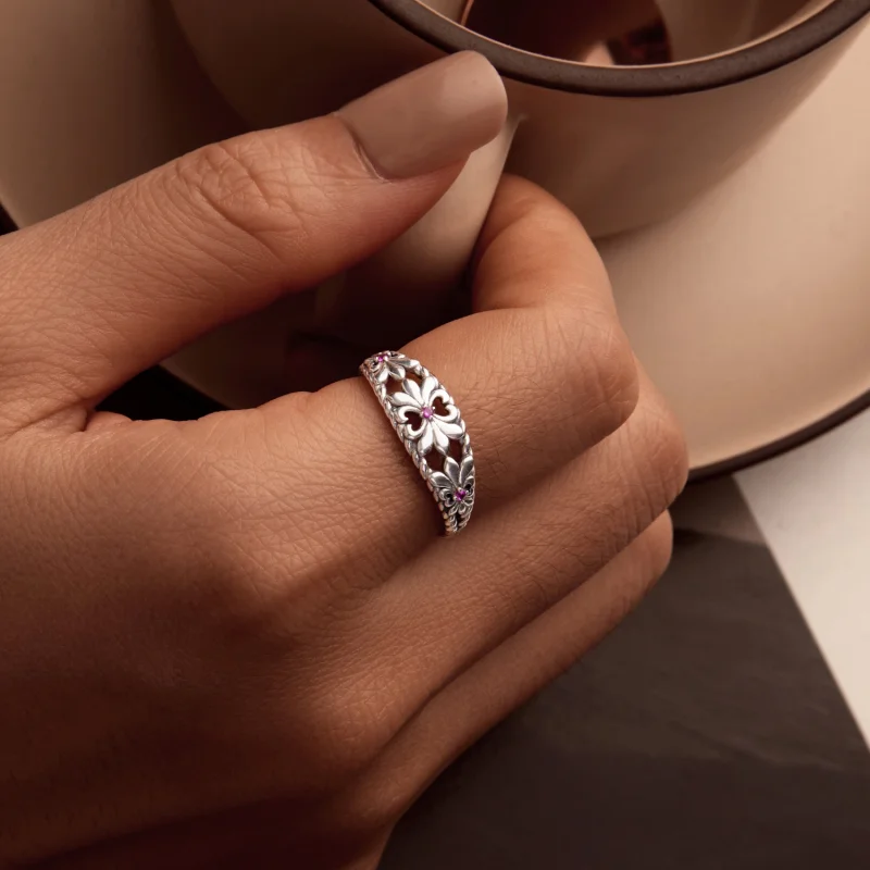 (Bild für) PANDORA Style Iris Vintage Ring - SCR998 - Ansicht 7