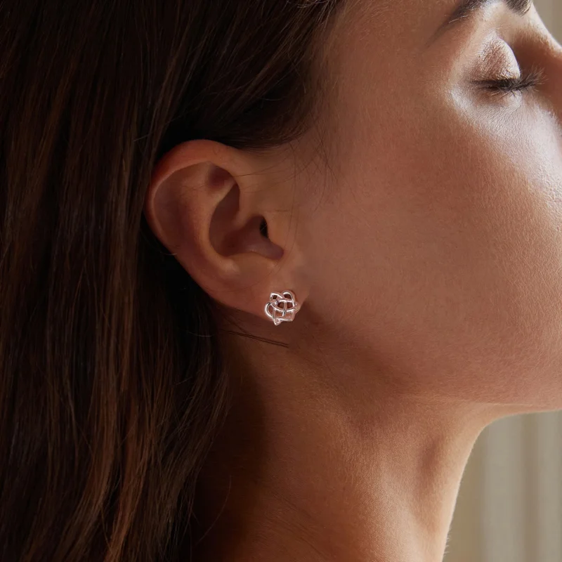(Bild für) PANDORA Style Keltischer Knoten Ohrringe - BSE958 - Ansicht 7
