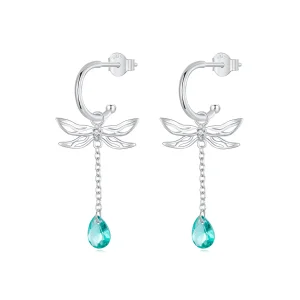 (Bild für) PANDORA Style Libellen Quaste Stecker Ohrringe - SCE1699