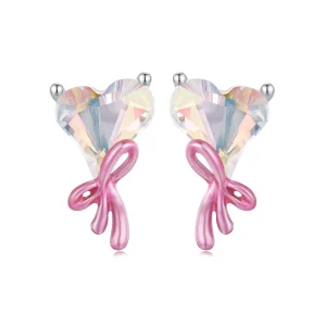 (Bild für) PANDORA Style Love Bow Ohrringe - SCE1696