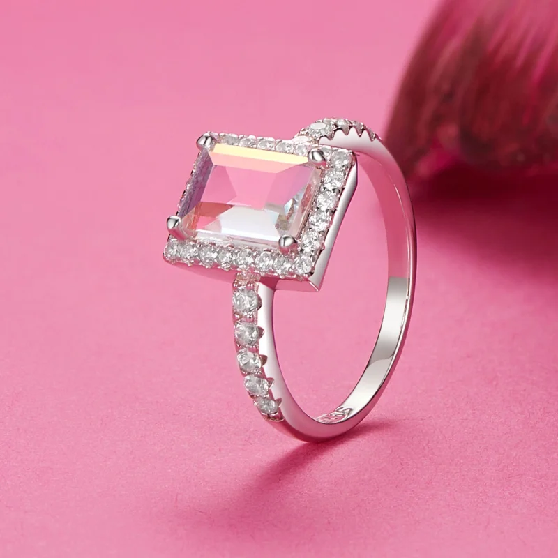 (Bild für) PANDORA Style Mädchen Großer Mittelstein Ring - SCR999 - Ansicht 2