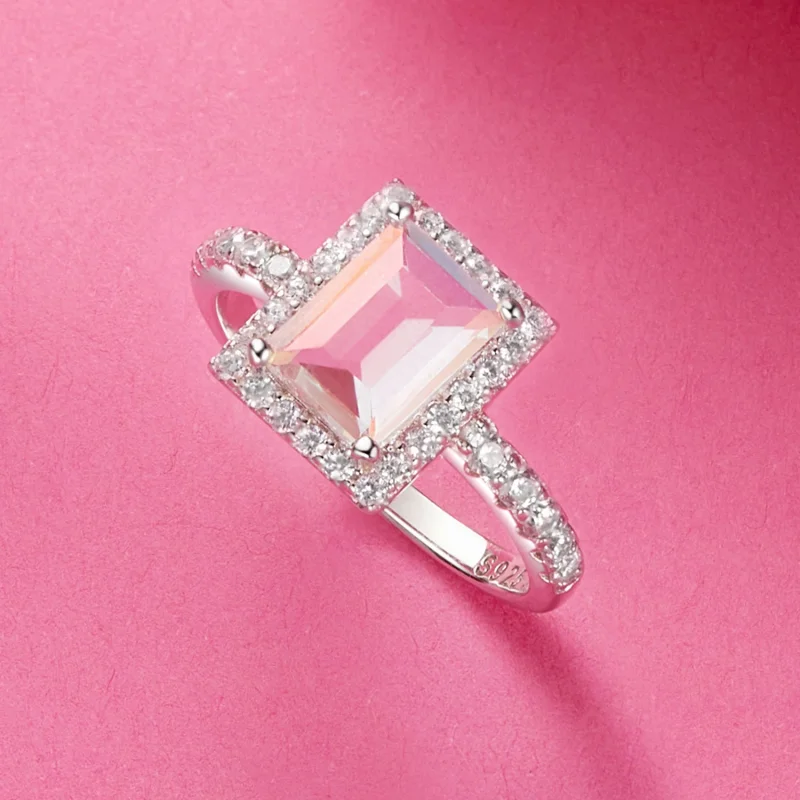 (Bild für) PANDORA Style Mädchen Großer Mittelstein Ring - SCR999 - Ansicht 3