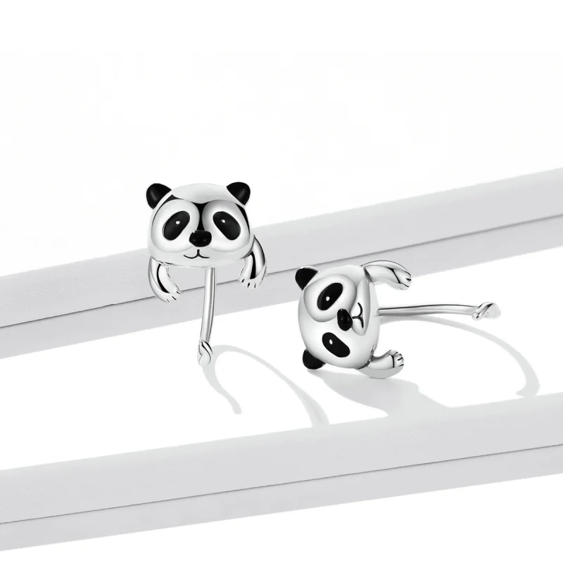 (Bild für) PANDORA Style Mini Panda Ohrringe - BSE568 - Ansicht 4