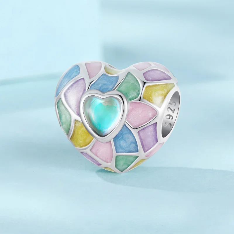 (Bild für) PANDORA Style Neon Hearts Charm - SCC2708 - Ansicht 2