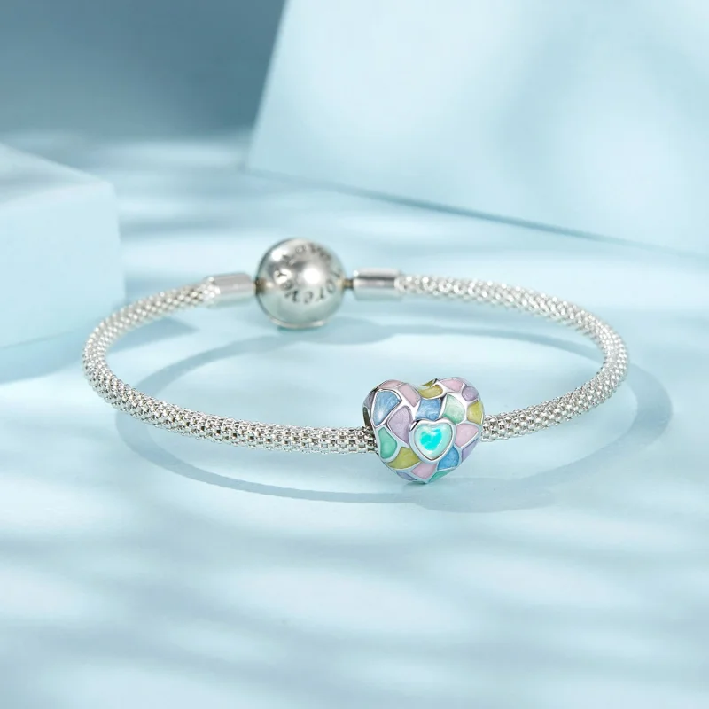 (Bild für) PANDORA Style Neon Hearts Charm - SCC2708 - Ansicht 5