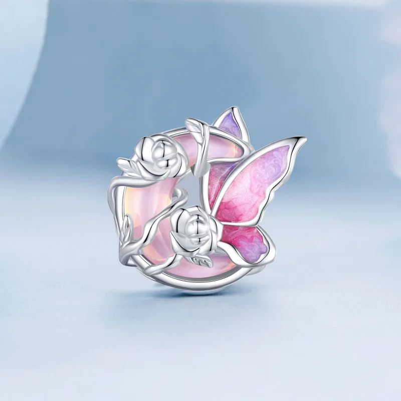 (Bild für) PANDORA Style Neon Moonlight Butterfly Charm - BSC968 - Ansicht 2