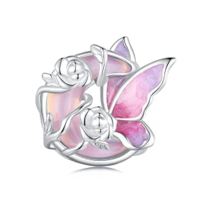 (Bild für) PANDORA Style Neon Moonlight Butterfly Charm - BSC968