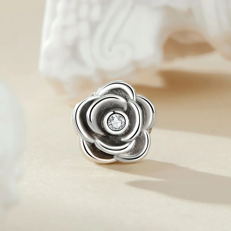 (Bild für) PANDORA Style Rose Dreidimensionaler Anhänger - SCC2705 - Ansicht 2