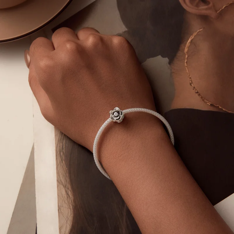 (Bild für) PANDORA Style Rose Dreidimensionaler Anhänger - SCC2705 - Ansicht 6