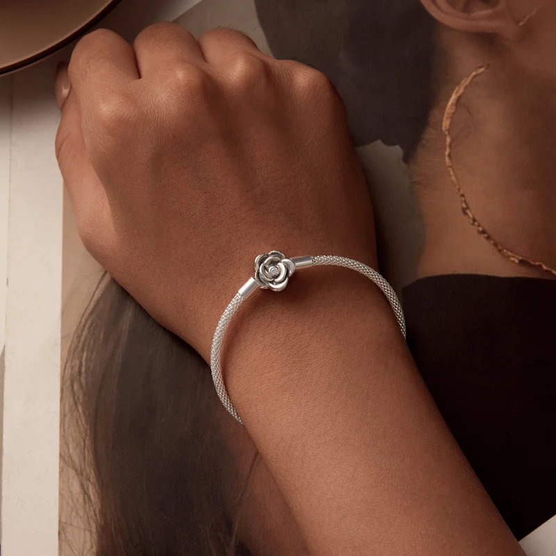 (Bild für) PANDORA Style Rosenbasis Armreif - SCB266 - Ansicht 5