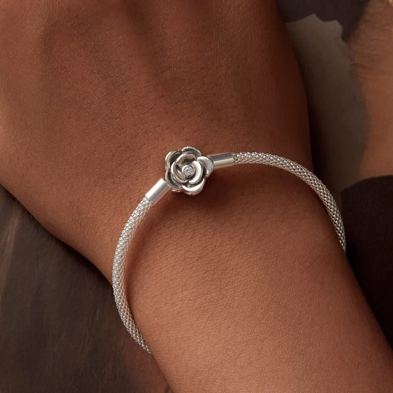 (Bild für) PANDORA Style Rosenbasis Armreif - SCB266 - Ansicht 6
