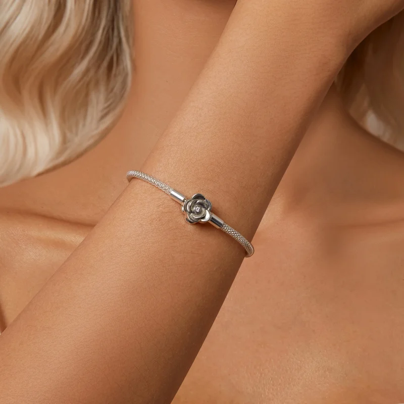 (Bild für) PANDORA Style Rosenbasis Armreif - SCB266 - Ansicht 8