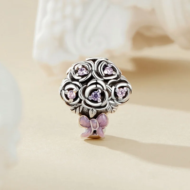 (Bild für) PANDORA Style Rosenstrauß-Anhänger - SCC2704 - Ansicht 2