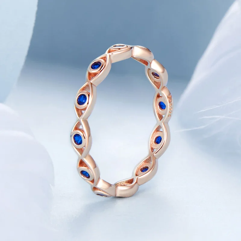 (Bild für) PANDORA Style Roségold Devil's Eye Ring - BSR212-C - Ansicht 2