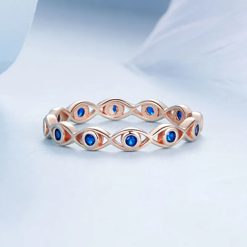 (Bild für) PANDORA Style Roségold Devil's Eye Ring - BSR212-C - Ansicht 3