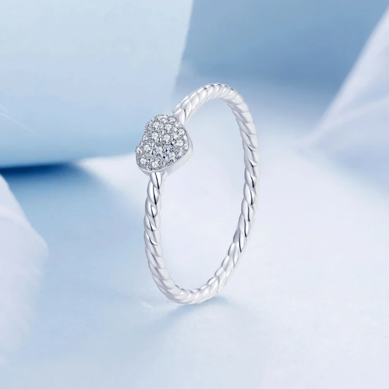 (Bild für) PANDORA Style Shining Heart Ring - BSR516 - Ansicht 2