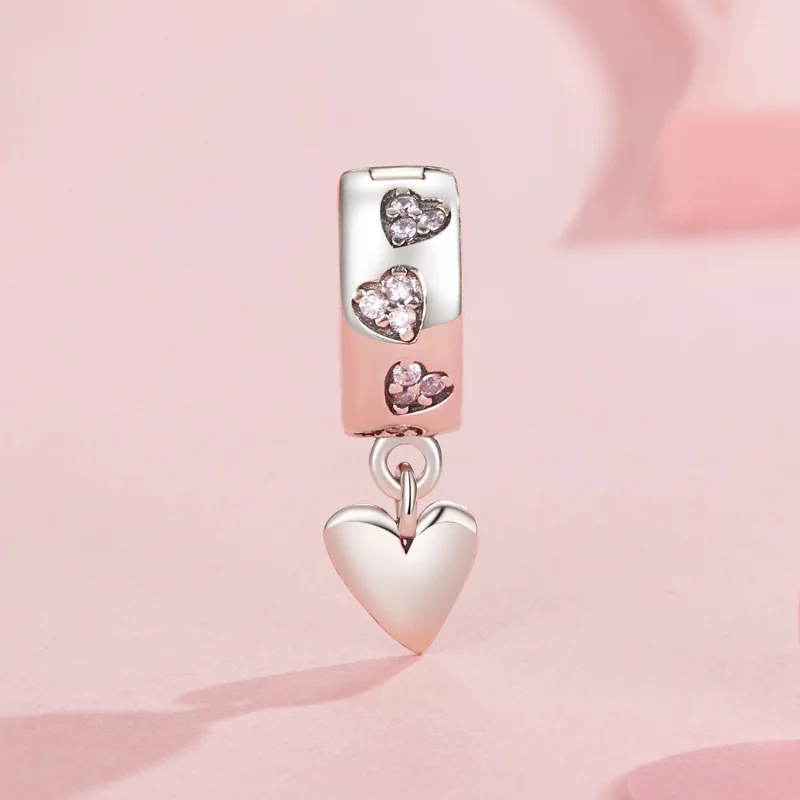 (Bild für) PANDORA Style Smart Heart Silicone Buckle Charm - SCC2694 - Ansicht 2
