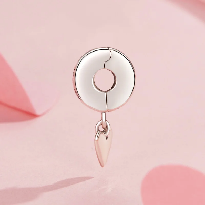 (Bild für) PANDORA Style Smart Heart Silicone Buckle Charm - SCC2694 - Ansicht 3