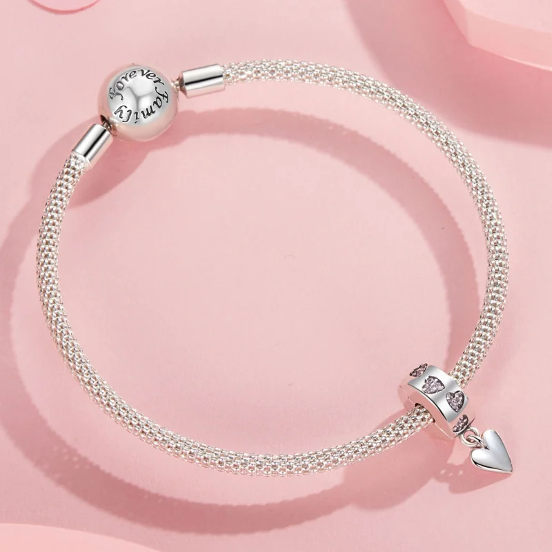 (Bild für) PANDORA Style Smart Heart Silicone Buckle Charm - SCC2694 - Ansicht 5