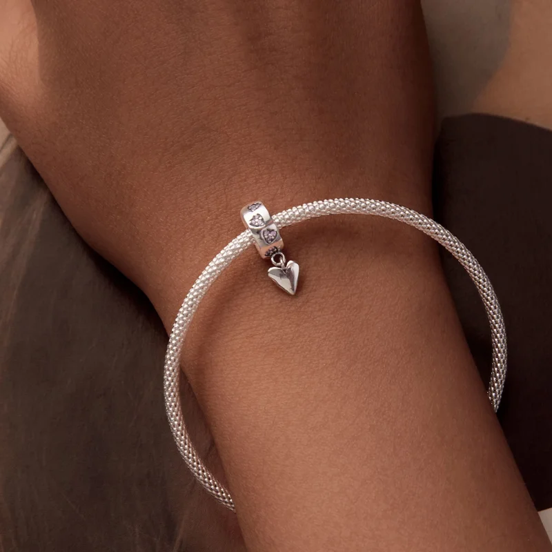 (Bild für) PANDORA Style Smart Heart Silicone Buckle Charm - SCC2694 - Ansicht 7