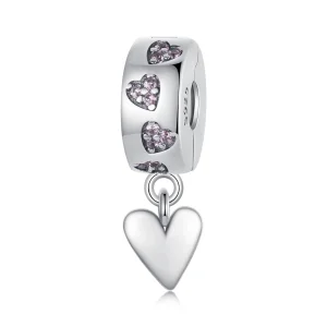 (Bild für) PANDORA Style Smart Heart Silicone Buckle Charm - SCC2694