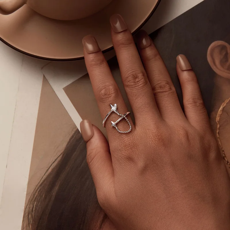 (Bild für) PANDORA Style Starlight Open Ring - BSR519-E - Ansicht 4