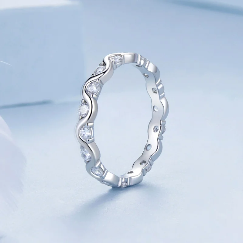 (Bild für) PANDORA Style Wellenring - BSR515 - Ansicht 2
