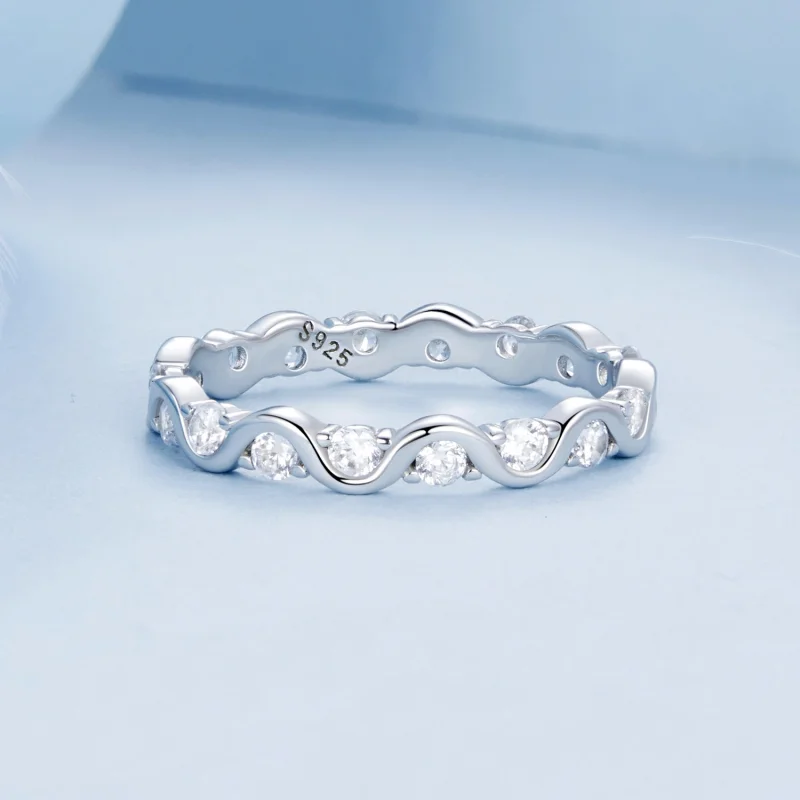 (Bild für) PANDORA Style Wellenring - BSR515 - Ansicht 3