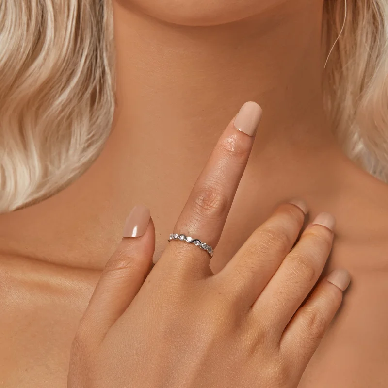 (Bild für) PANDORA Style Wellenring - BSR515 - Ansicht 5