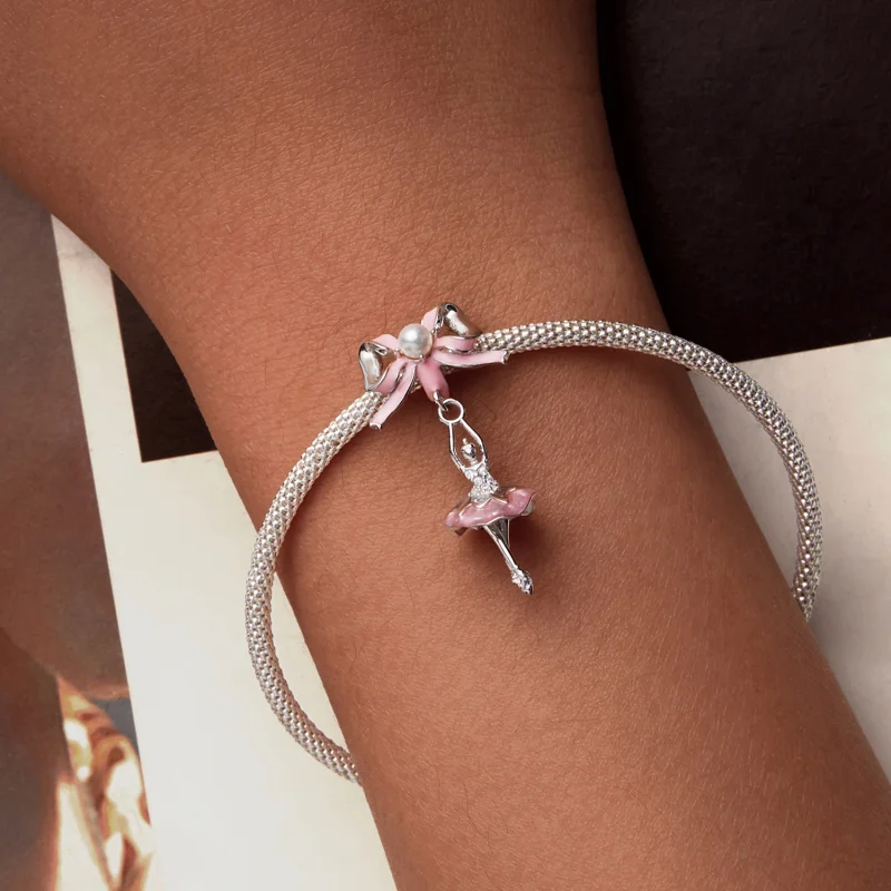 (Bild für) PANDORA Stil Ballettmädchen-Anhänger - SCC2760 - Ansicht 6